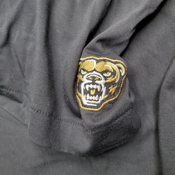 Linksoul‎ Men's Medium Black Short Sleeve Button Front Pocket Oakland Polo Shirt - Picture 4 of 5